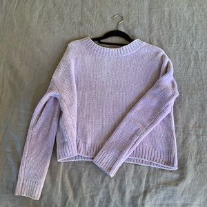 silence+noise soft velvet chenille pullover